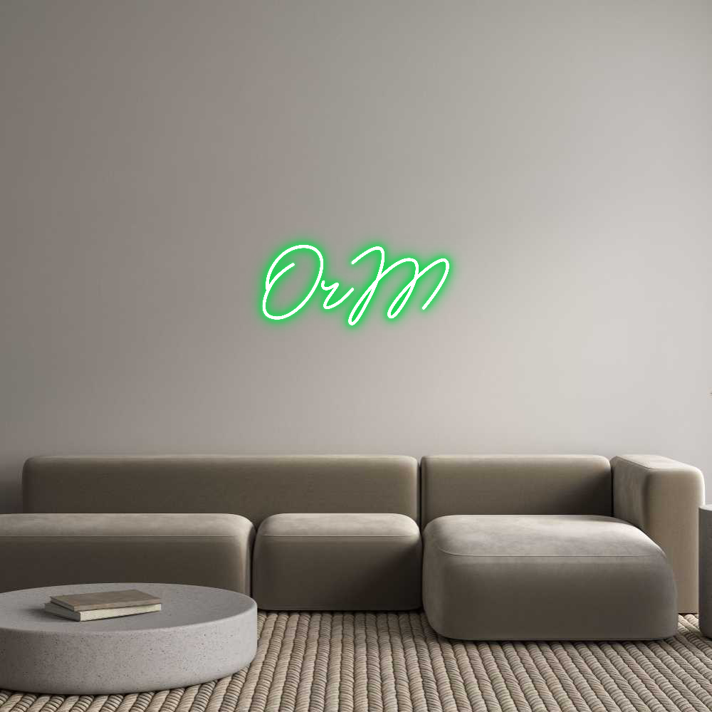 Anpassad neon: OrM