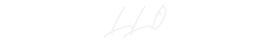 Anpassad neon: LLO