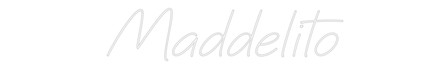 Anpassad neon: Maddelito