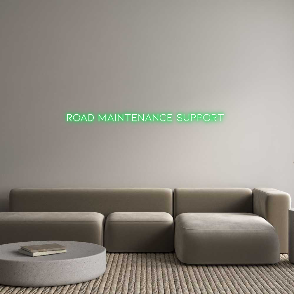 Anpassad neon: Road maintena...