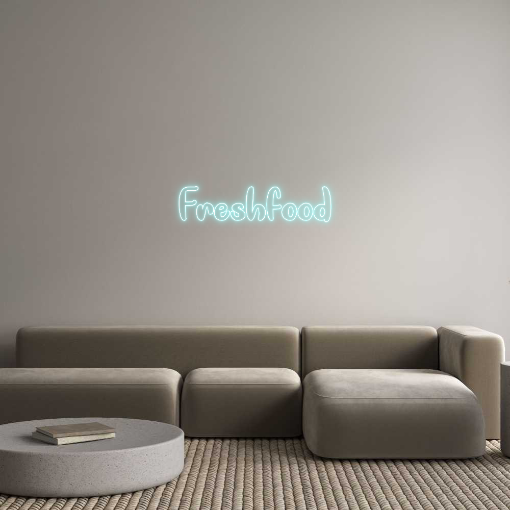 Anpassad neon: Freshfood