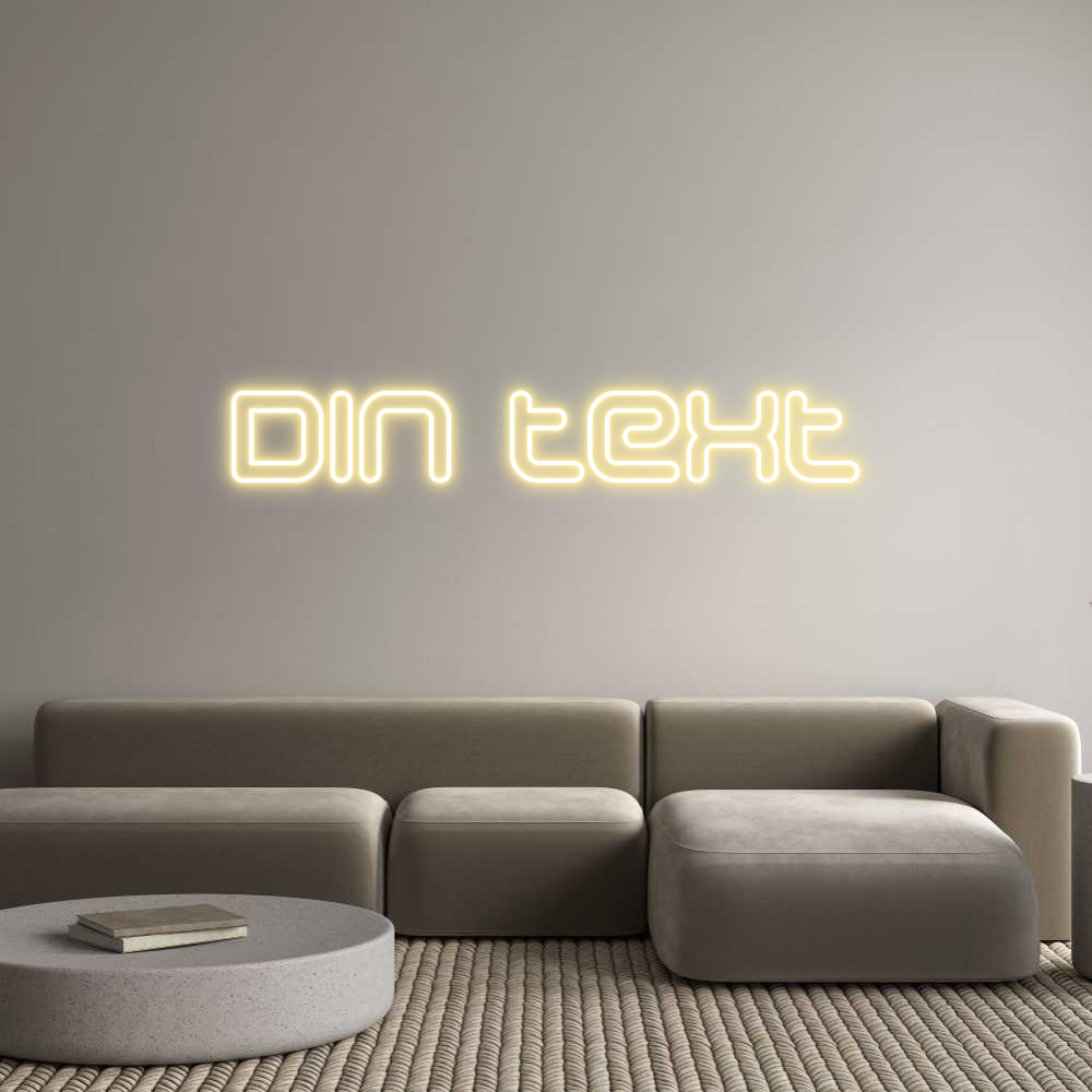 Anpassad neon: Din text