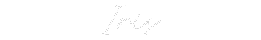 Anpassad neon: Iris