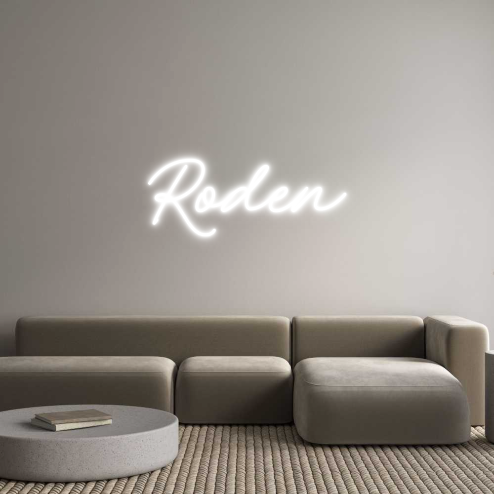 Anpassad neon: Roden
