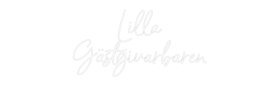 Anpassad neon: Lilla
Gästgi...