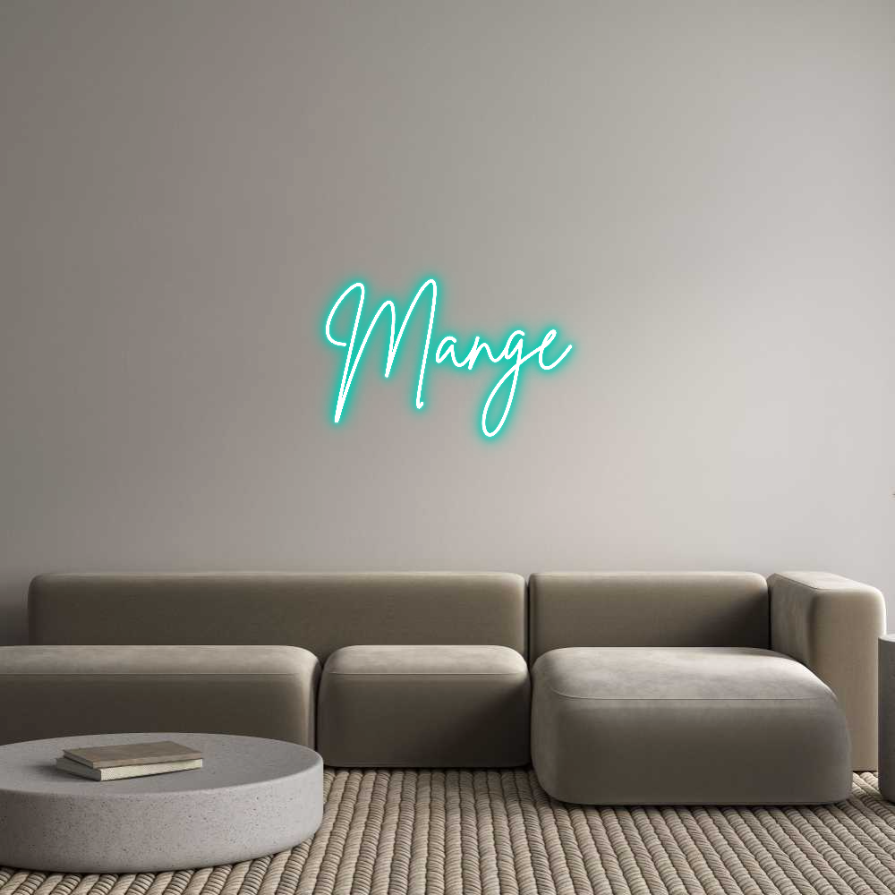 Anpassad neon: Mange