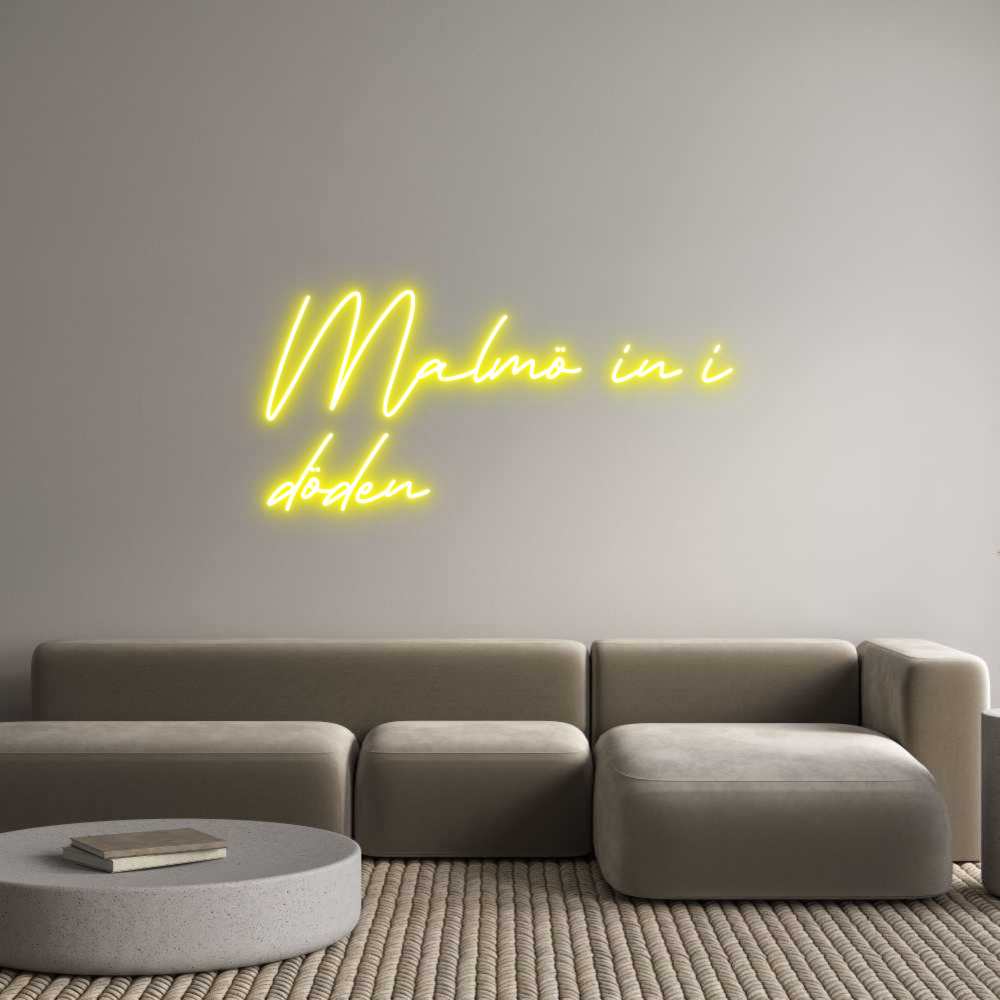 Anpassad neon: Malmö in i
d...