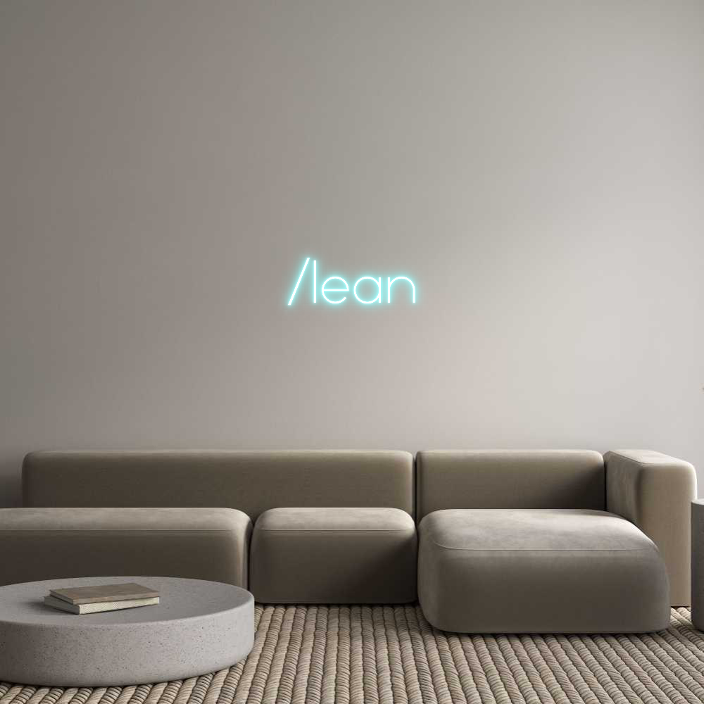 Anpassad neon: /lean