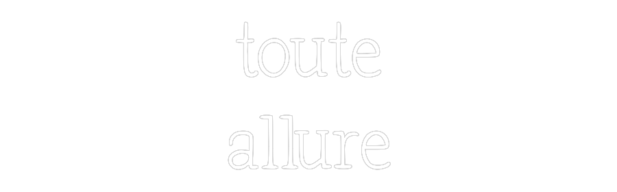 Anpassad neon: toute
allure