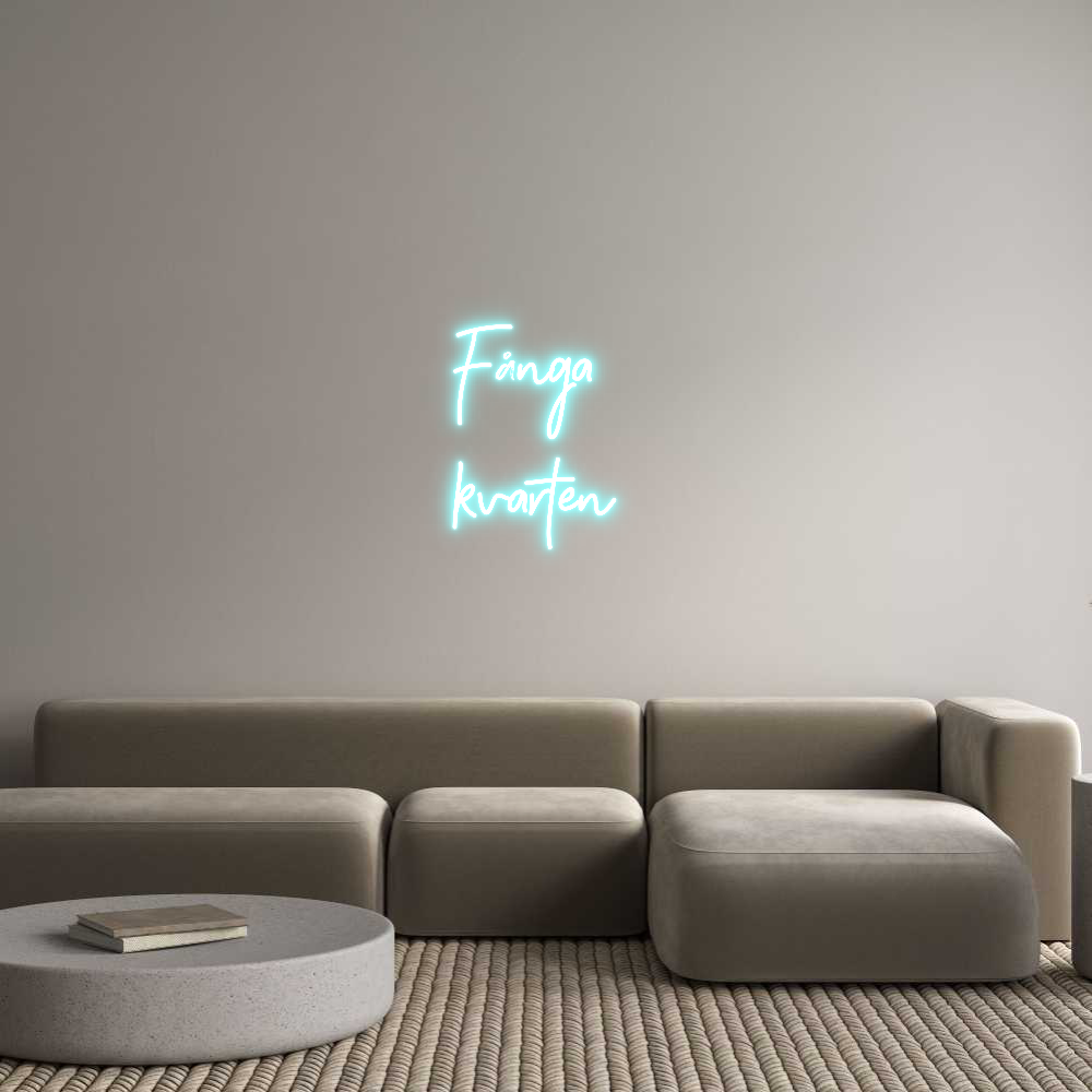 Anpassad neon: Fånga
kvarten