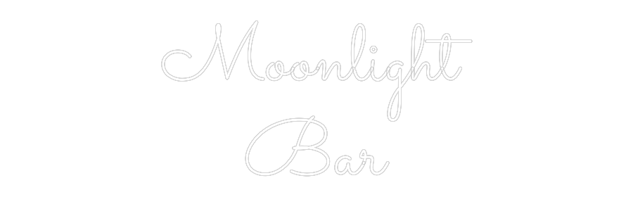 Anpassad neon: Moonlight
Bar