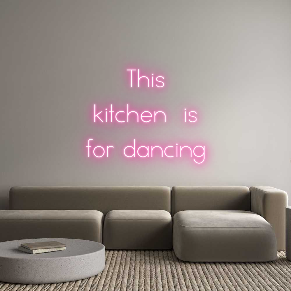 Anpassad neon: This
kitchen...