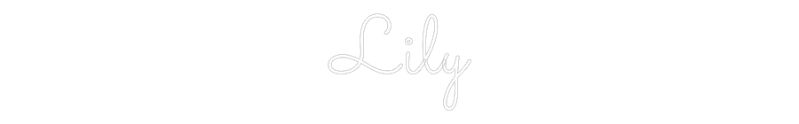 Anpassad neon: Lily