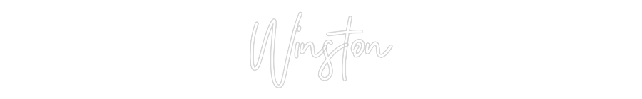 Anpassad neon: Winston