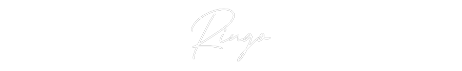 Anpassad neon: Ringo