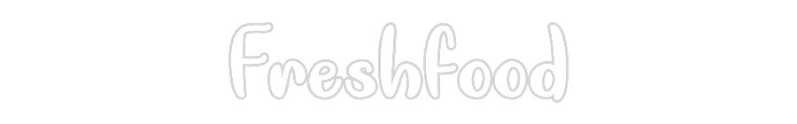 Anpassad neon: Freshfood