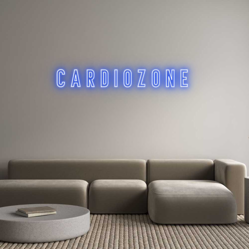 Anpassad neon: C A R D I O Z...