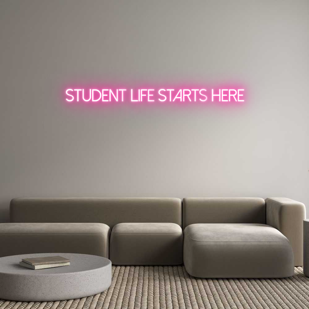 Anpassad neon: STUDENT LIFE ...