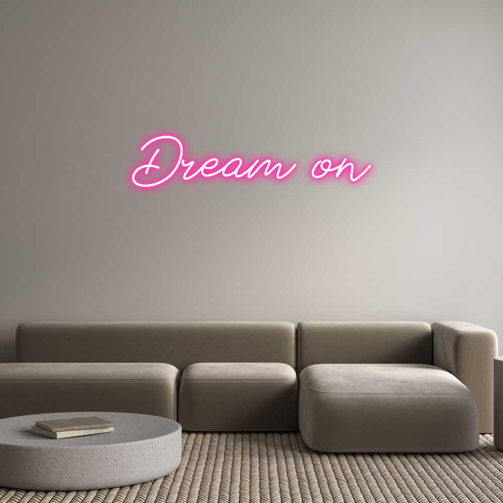 Anpassad neon: Dream on