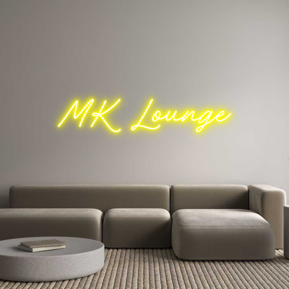 Anpassad neon: MK Lounge