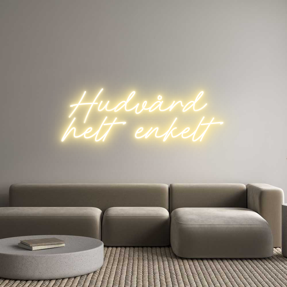 Anpassad neon: Hudvård 
hel...