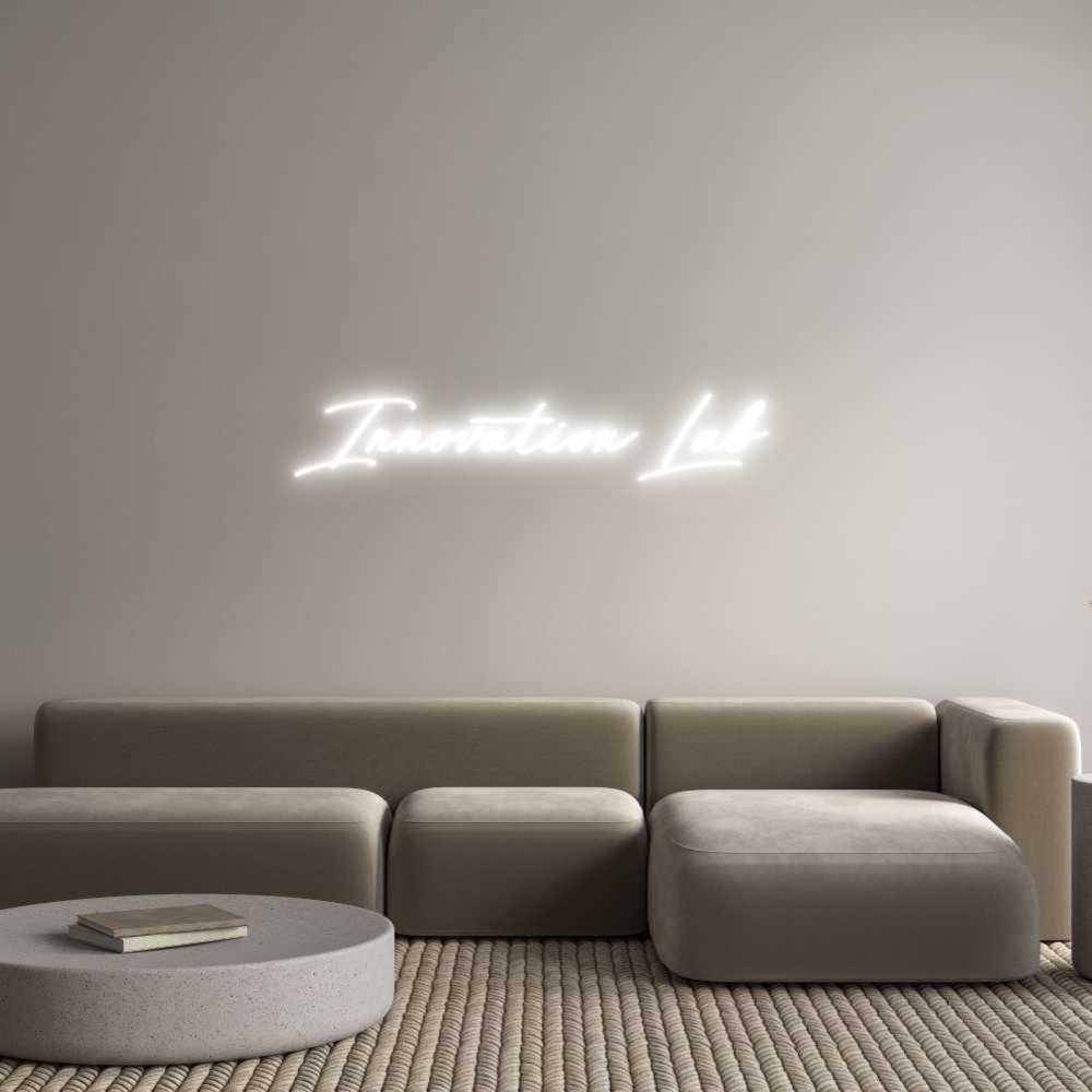 Anpassad neon: Innovation Lab