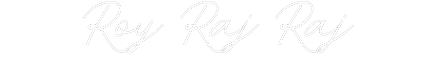 Anpassad neon: Roy Raj Raj