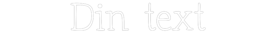Anpassad neon: Din text