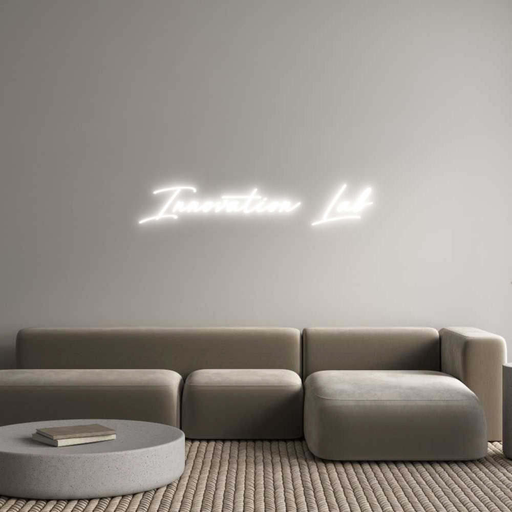 Anpassad neon: Innovation Lab