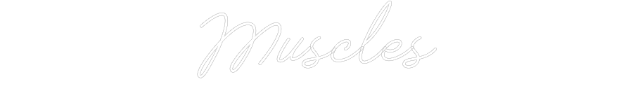 Anpassad neon: Muscles