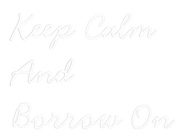 Anpassad neon: Keep Calm
An...