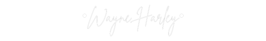 Anpassad neon: •Wayne Harley•
