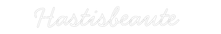 Anpassad neon: Hastisbeaute