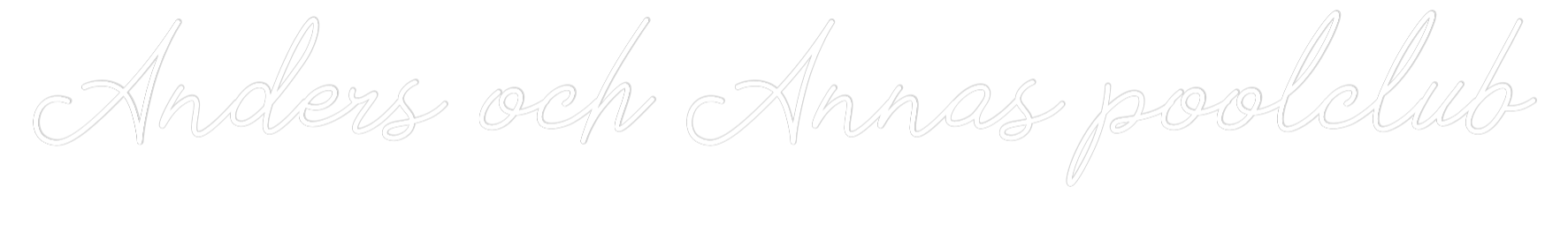 Anpassad neon: Anders och An...