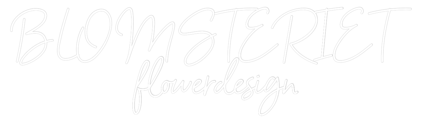 Anpassad neon: BLOMSTERIET ...