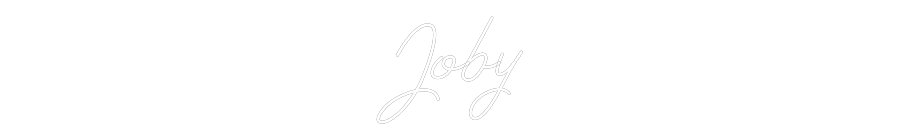 Anpassad neon: Joby