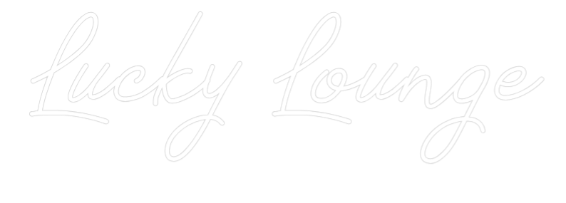 Anpassad neon: Lucky Lounge