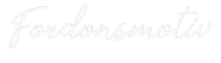 Anpassad neon: Fordonsmotiv