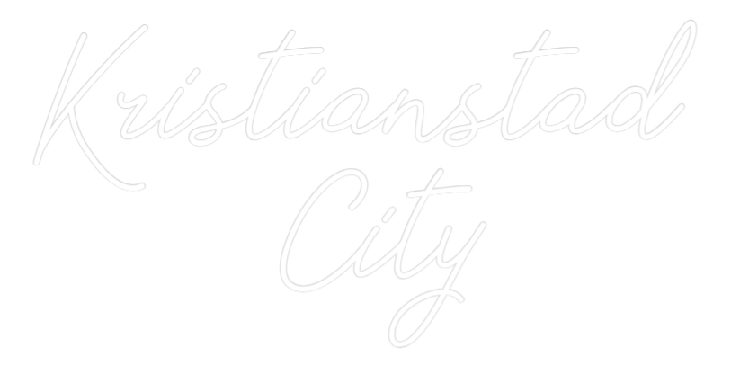 Anpassad neon: Kristianstad ...