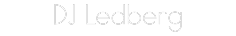 Anpassad neon: DJ Ledberg
