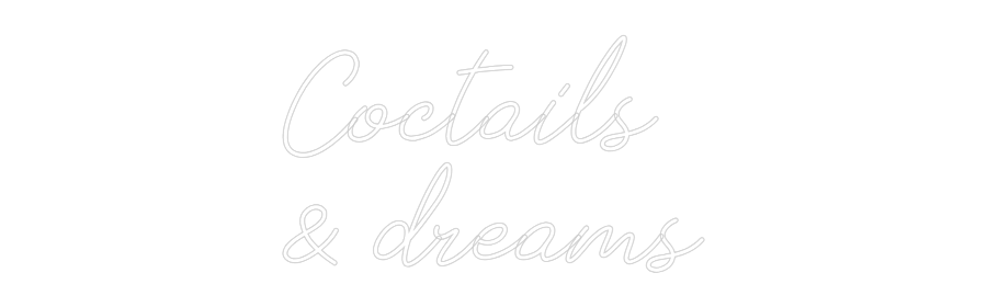 Anpassad neon: Coctails
& d...