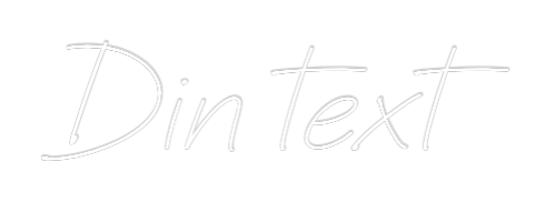 Anpassad neon: Din text