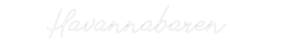 Anpassad neon: Havannabaren