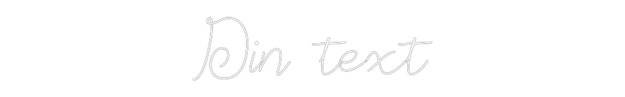 Anpassad neon: Din text