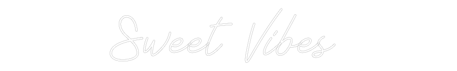 Anpassad neon: Sweet Vibes