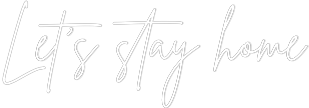 Anpassad neon: Let’s stay home