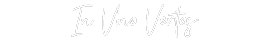 Anpassad neon: In Vino Veritas
