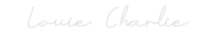 Anpassad neon: Louie Charlie