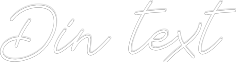 Anpassad neon: Din text