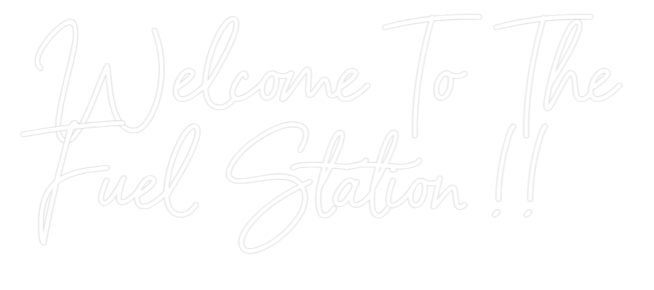 Anpassad neon: Welcome To Th...